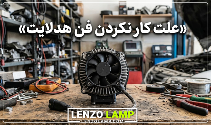 علت کار نکردن فن هدلایت ماشین