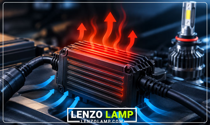 چرا درایور هدلایت داغ میشود؟