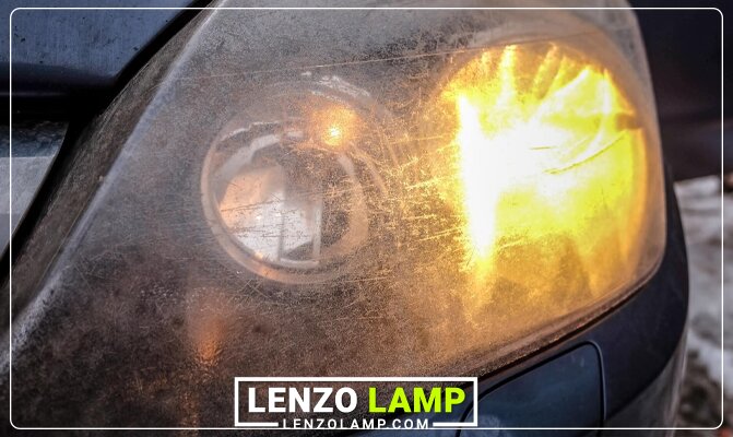 کدری چراغ جلو خودرو